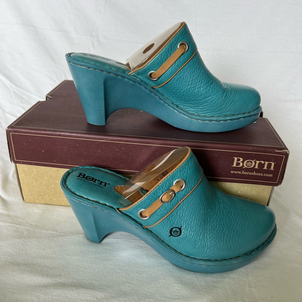 Born Leather Company Clogs